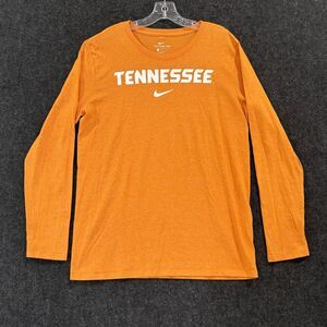 Tennessee Volunteers Shirt Men's Large Orange White Nike Long Sleeve Tee Vols